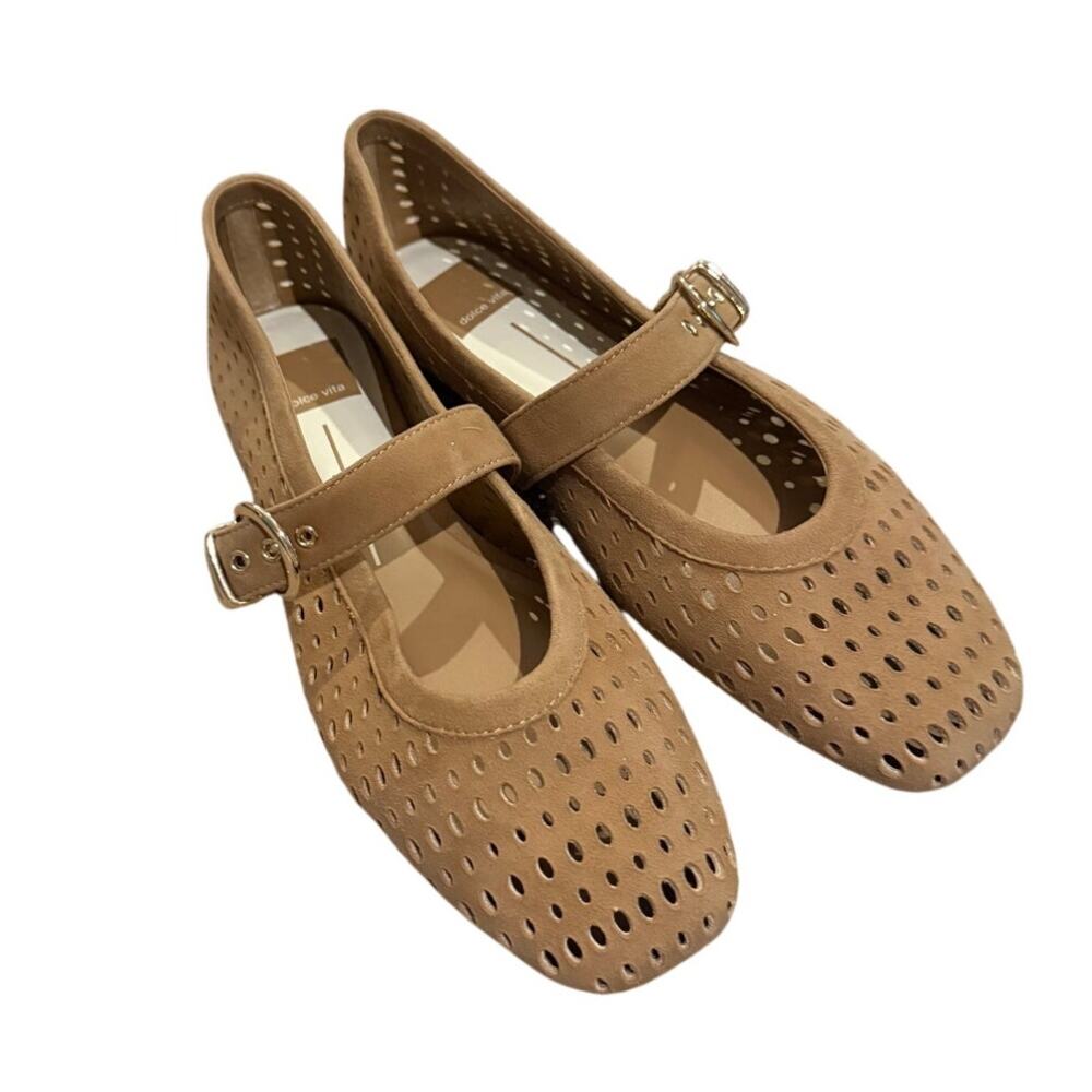NWT Dolce Vita Mikel Perforated Buckle Mary Jane Flats Women’s Sz. 8.5 - Picture 4 of 8